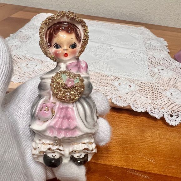 Josef Originals CAROL 1953 Bonnets and Boquet Vintage Figurine - Picture 4 of 9